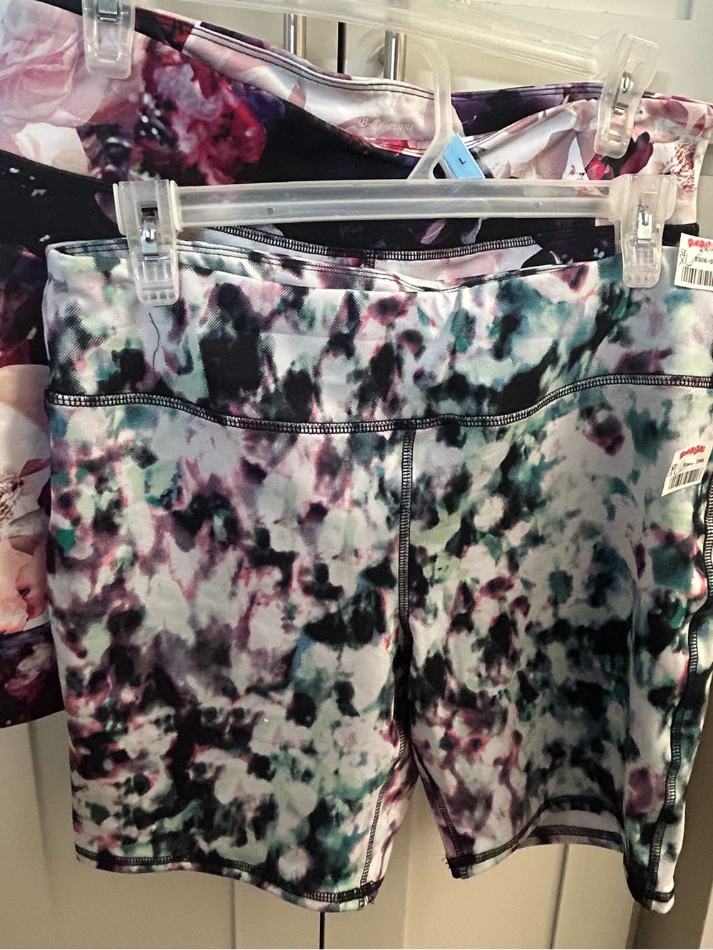 NWT - 2 Pairs of Multicolor Biker/Yoga/Athletic Shorts (XL)